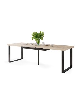 NOIR beton, rozkládací, konferenční stůl, stolek