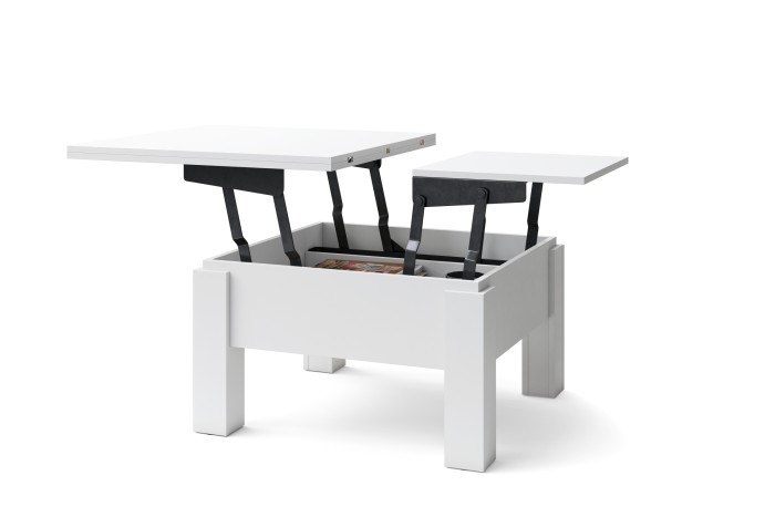 LYNX beton / černá, konferenční stolek, moderní, loft