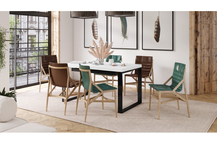 SISI dub artisan / antracit, konferenční stolek, moderní